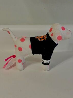 Victorias Secret PINK Plush Polka Dot Dog Chicago Bears Exclusive Collab Y2K Pup